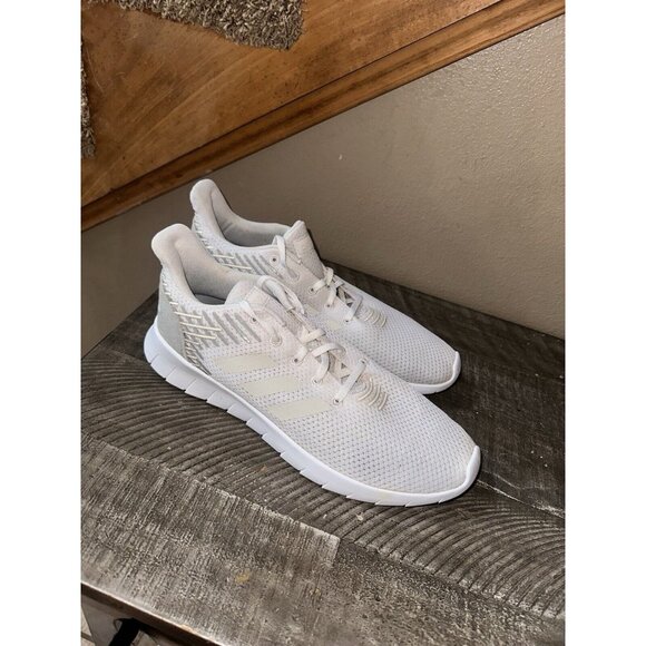 Adidas Women's Asweerun Running Shoes Sneakers F36340 Raw White Size 11 - Picture 3 of 5